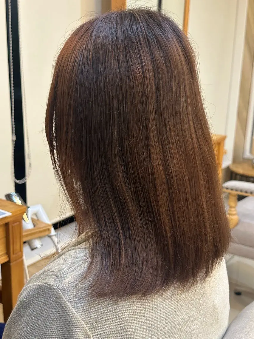 【夜(19:00​〜​)限定✨️】Gカラー＋高級トリートメント🍀🫧の写真