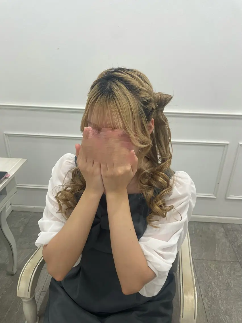 ロング 中村 心のヘアスタイル