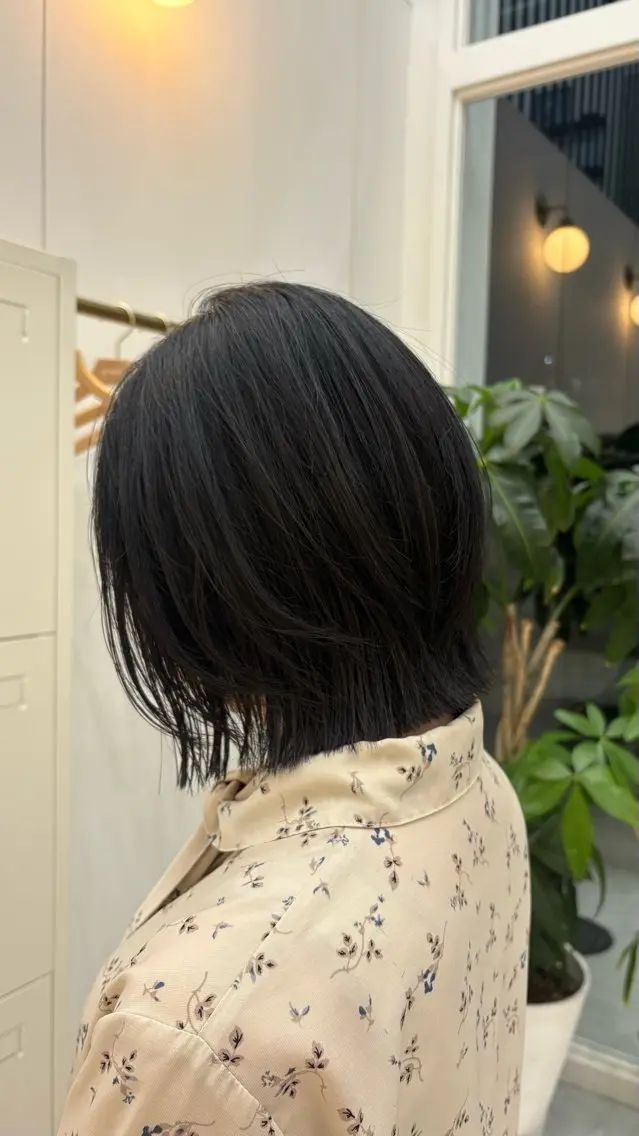ミディアム 彦坂 柚羽のヘアスタイル
