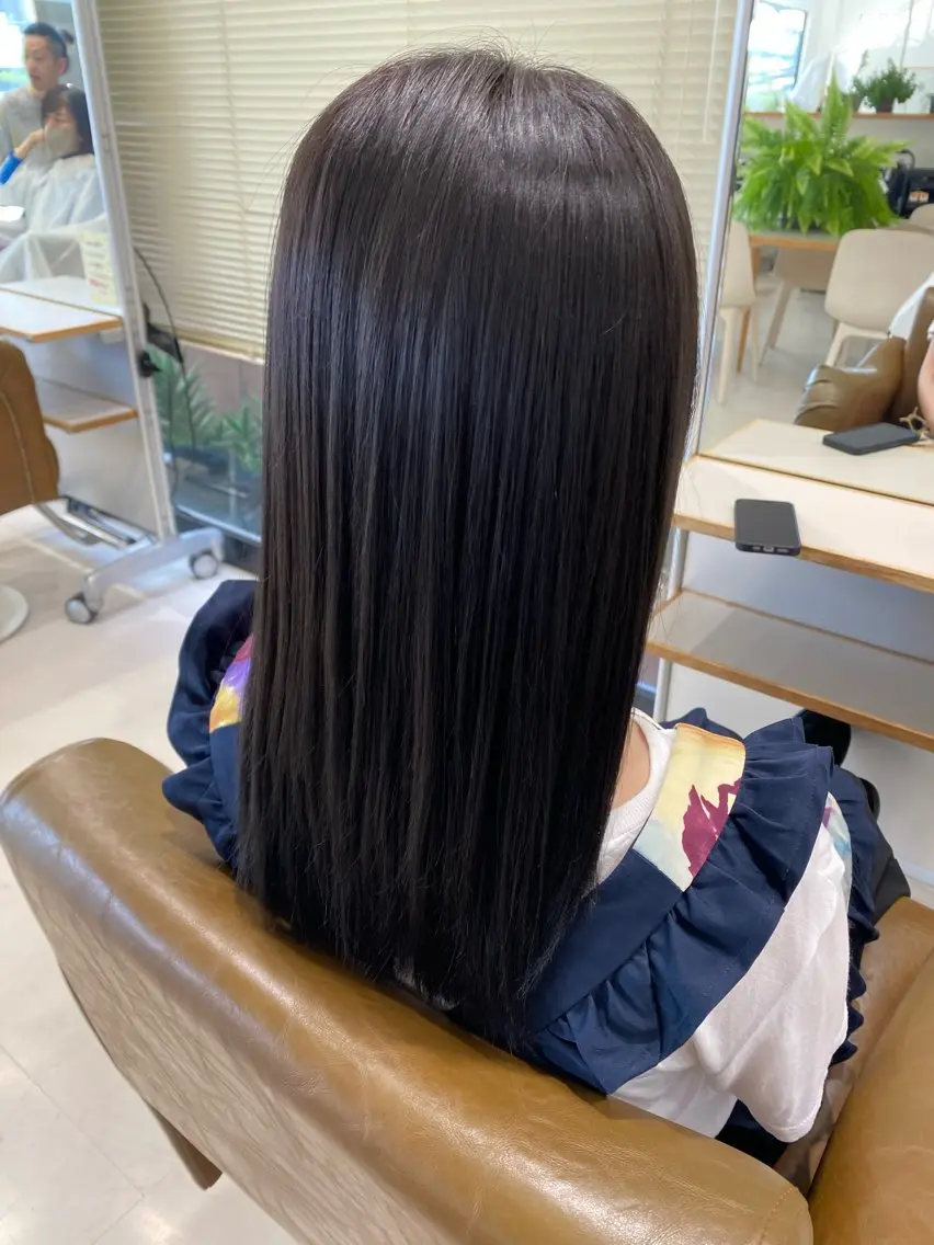 カラー ブラウンカラー 透明感カラー ヘアカラー 久保 美紀のヘアスタイル
