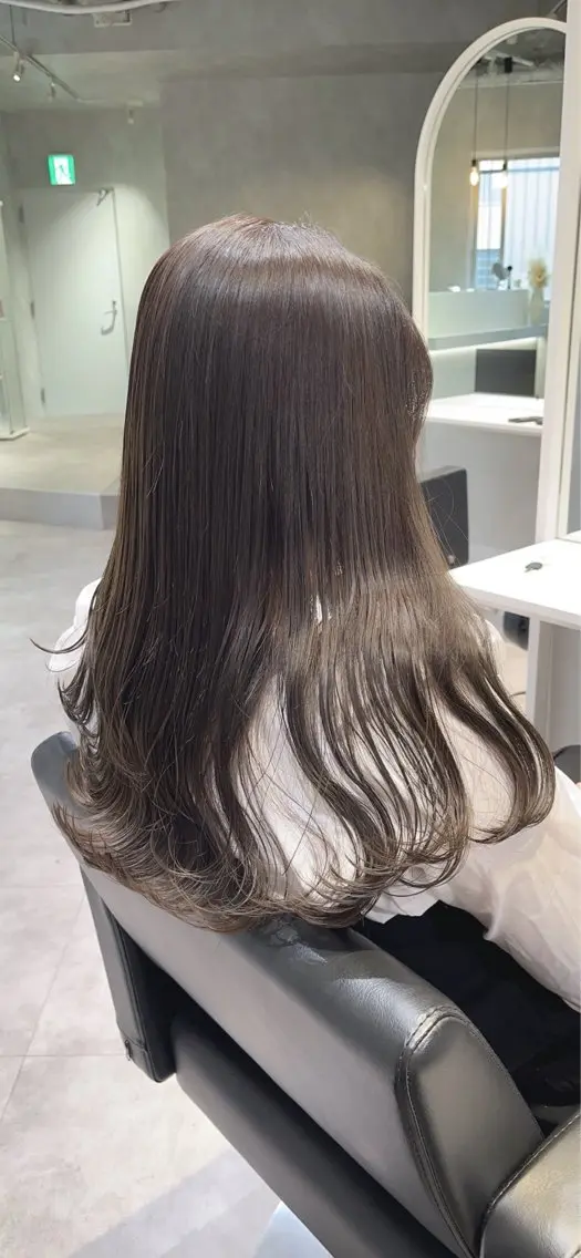 セミロング ヘアカラー トリートメント 桑原 卓弥のヘアスタイル