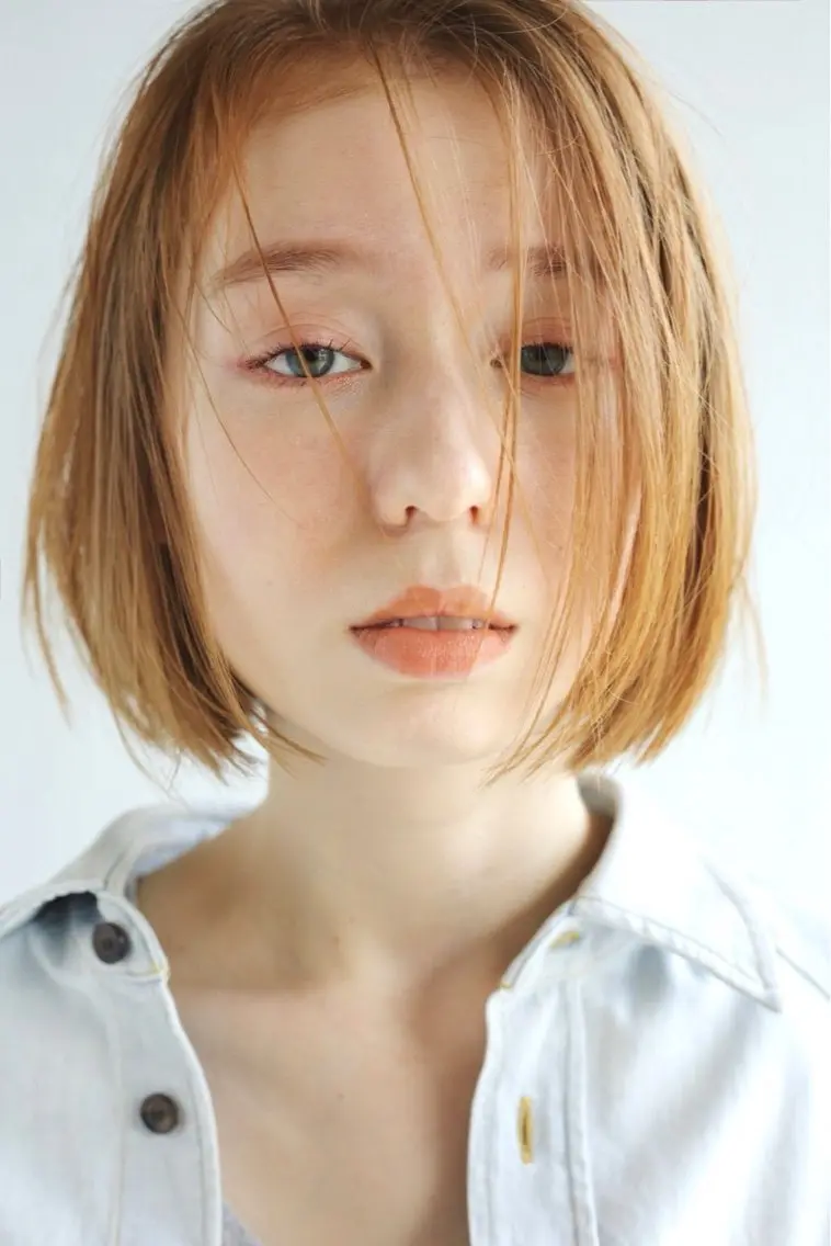 ショート カラー パーマ カット ヘアカラー ANDREY 表参道 ショート×髪質改善のヘアスタイル