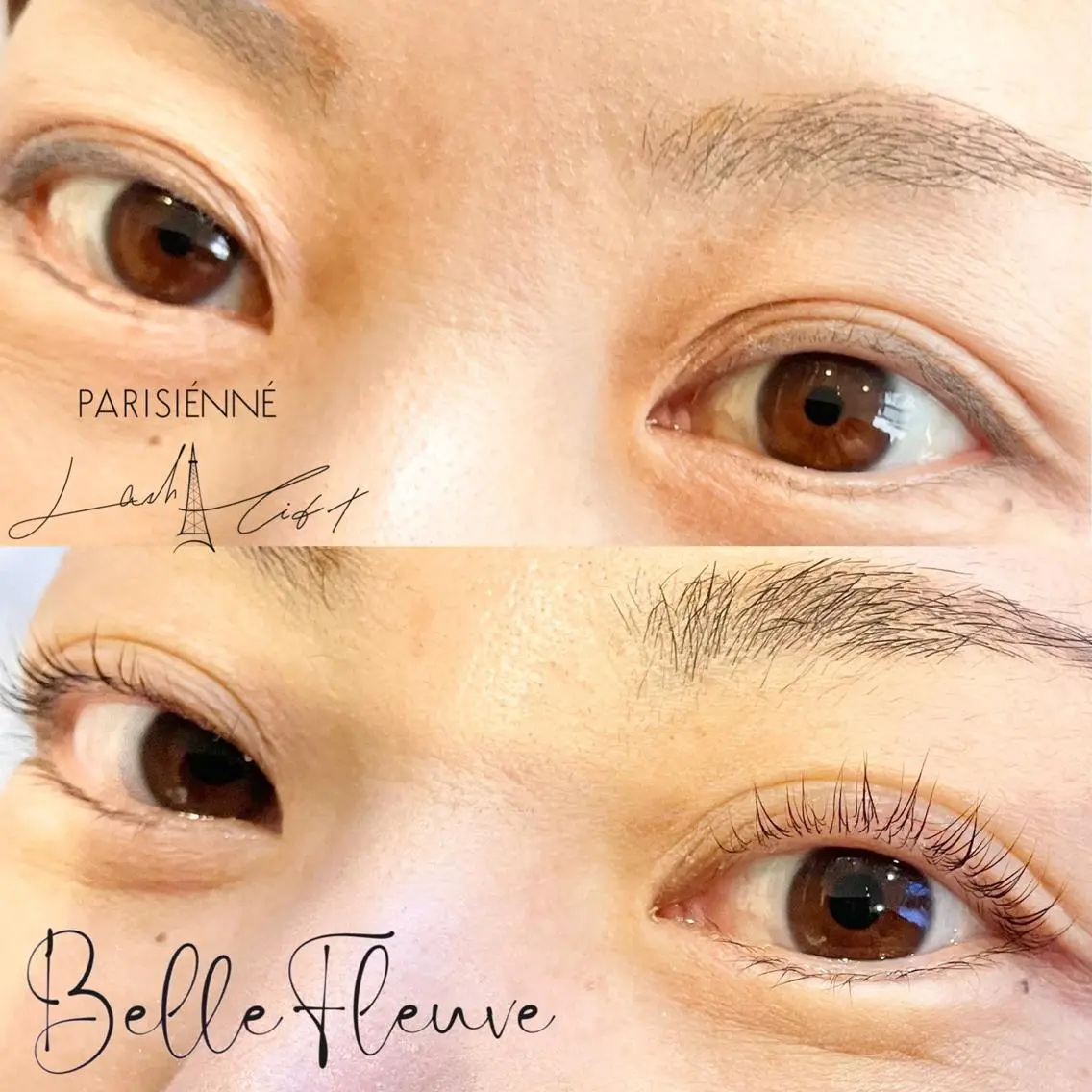 マツエク・マツパ パリジェンヌラッシュリフト マツパ Belle FleuveKANAのマツエク・マツパデザイン