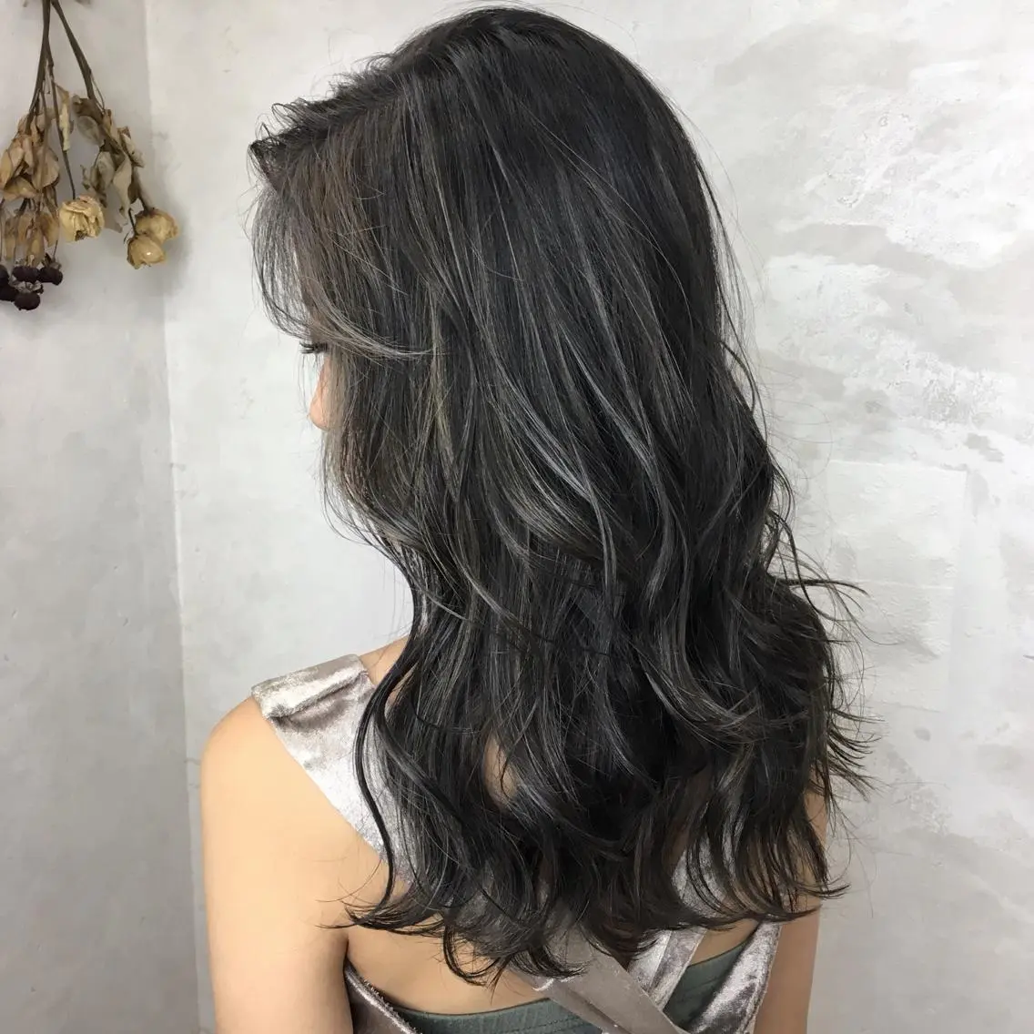 ロング カラー ハイライトカラー ハイライト 🌟miyuki モデルさん大募集のマツエク・マツパデザイン