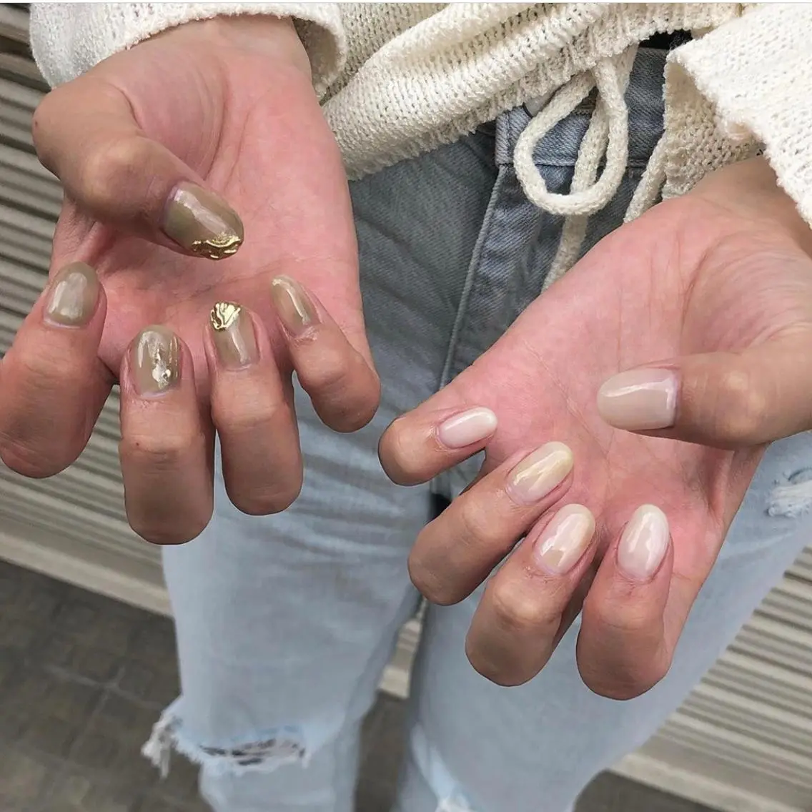 ネイル ニュアンスネイル nail salon granveilのネイルデザイン