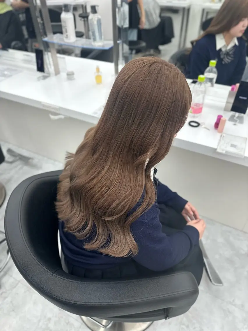 ロング カラー ヘアカラー ヘッドスパ ヘアセット 似合わせstyle ❤︎misaki❤︎のヘアスタイル