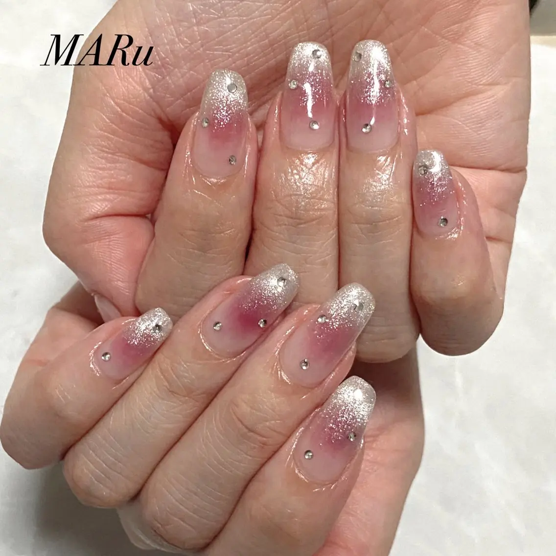 ネイル チークネイル ハンドネイル nail salon MARuのネイルデザイン