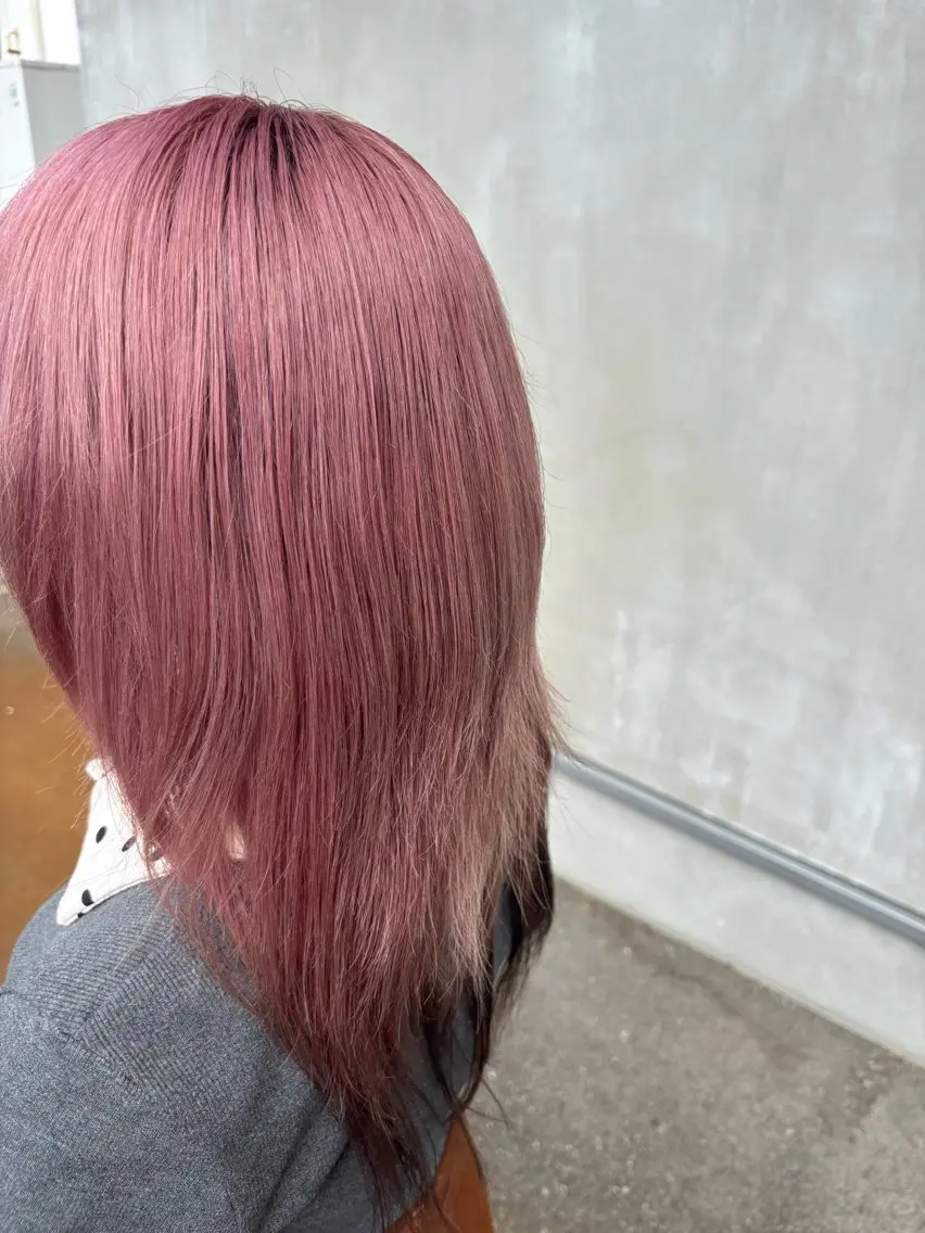 ロング カラー 村上 斗玖亜のヘアスタイル