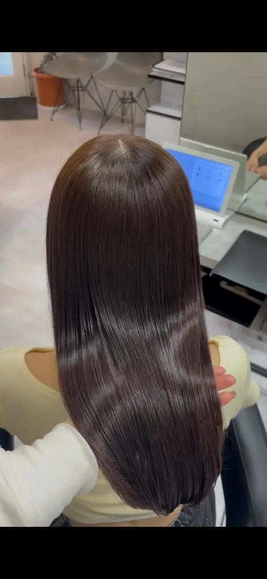 ロング カラー 赤み消し透明感🤍 髪質改善🌙/伽音のヘアスタイル