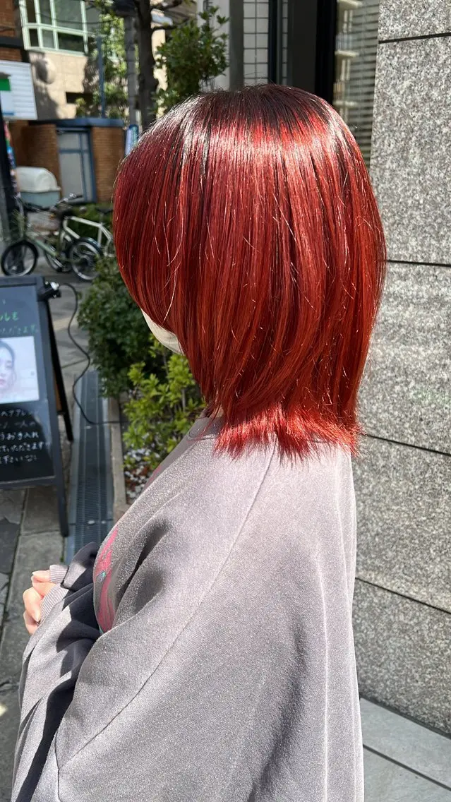 カラー 透明感カラー🫧 高田李胡のヘアスタイル