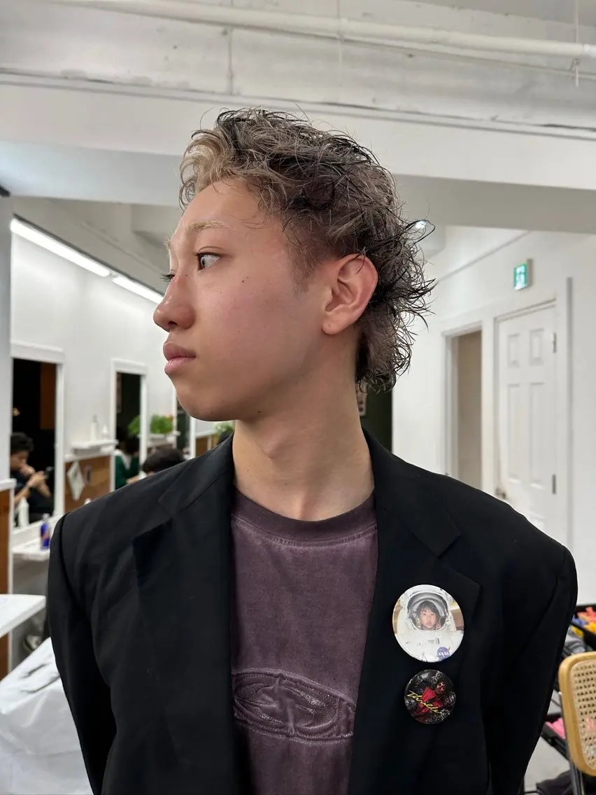 ショート カラー メンズ デザインカラー カット ヘアカラー トリートメント MEN’S HAIR 🌊YUNAのヘアスタイル
