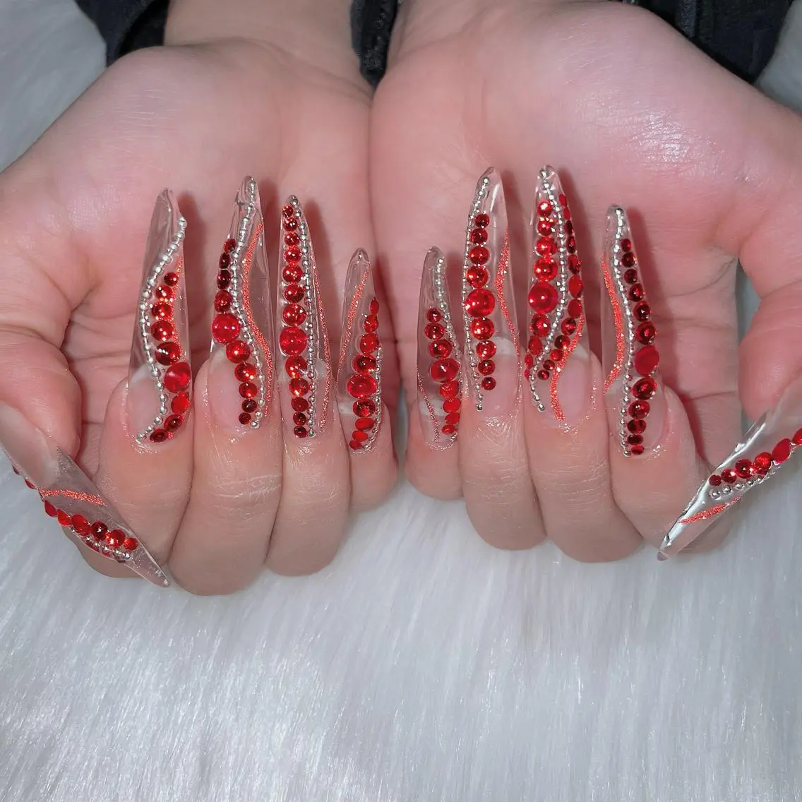 ネイル ロングネイル ハンドネイル Kayo 💅のネイルデザイン