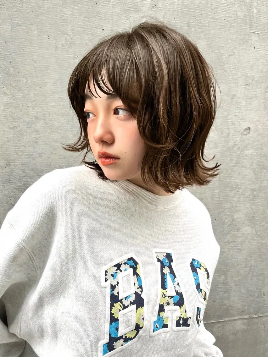 ショート カット ヘアカラー トリートメント ボブ/髪質改善/ 艶髪❣️前髪/Noaのヘアスタイル