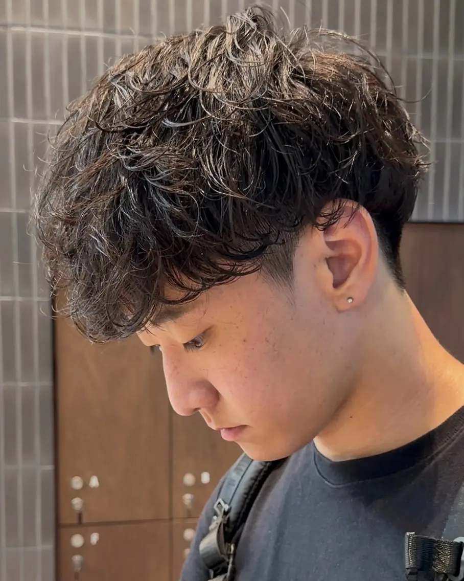 ショート パーマ メンズ カット パーマ メンズパーマ/矢場町 /NODE 下村透依のヘアスタイル