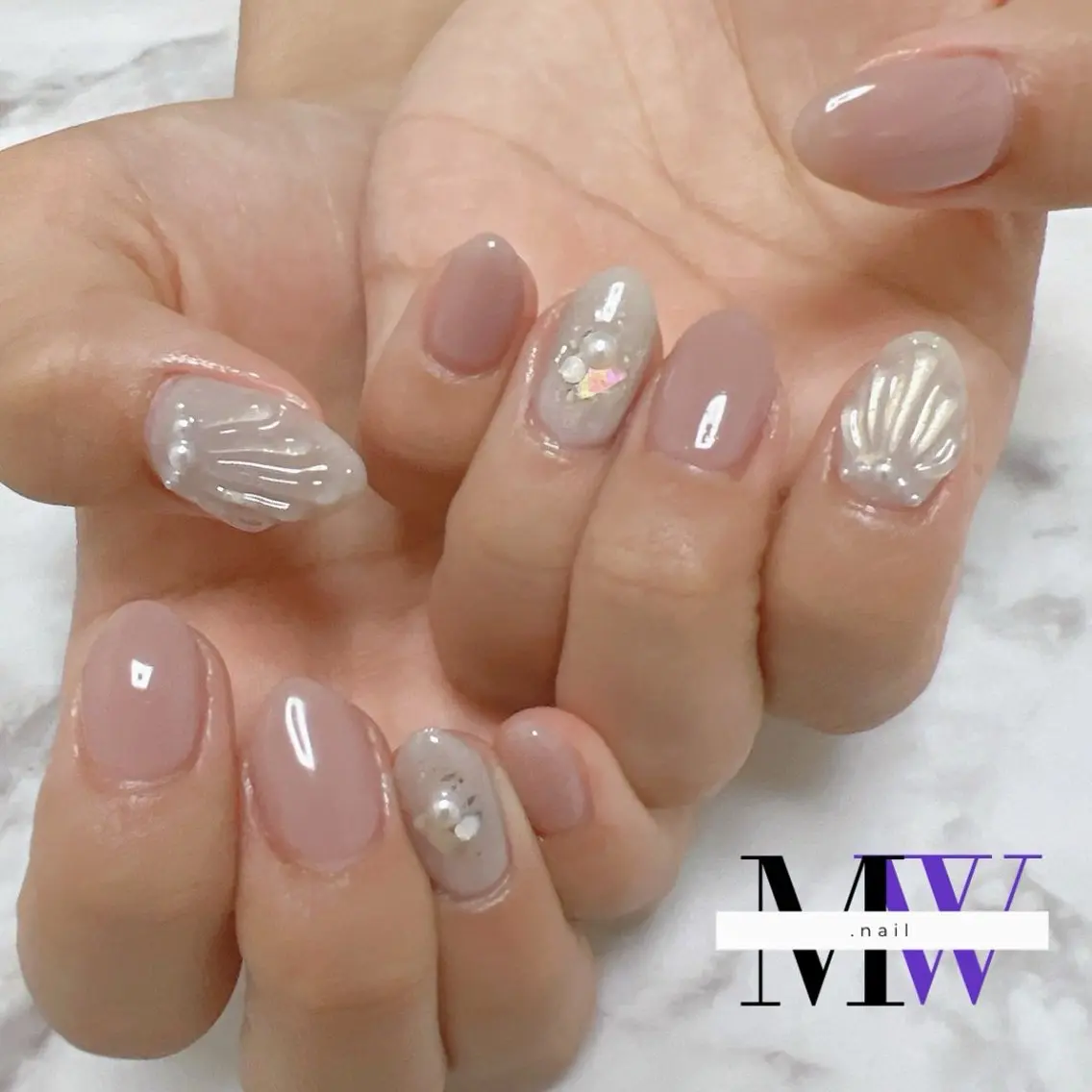 ネイル ハンドネイル MW .nailのネイルデザイン