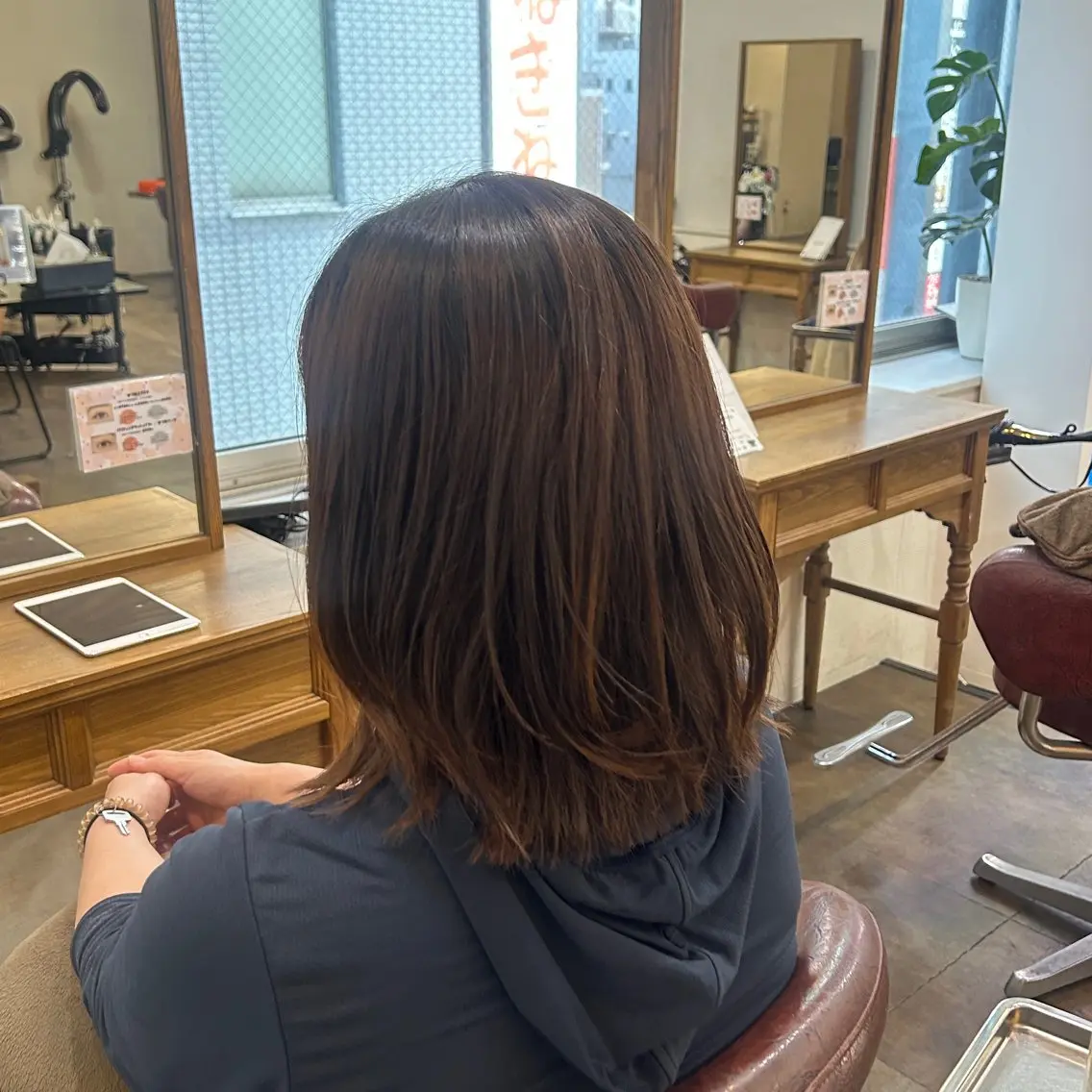ミディアム ヘア✂️＆アイ👁️ 🫧ﾐﾕｳ🫧のヘアスタイル