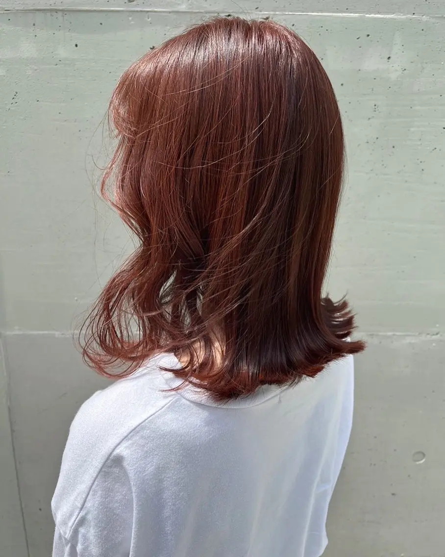 ミディアム カラー ヘアセットモデル/ kotohaのヘアスタイル