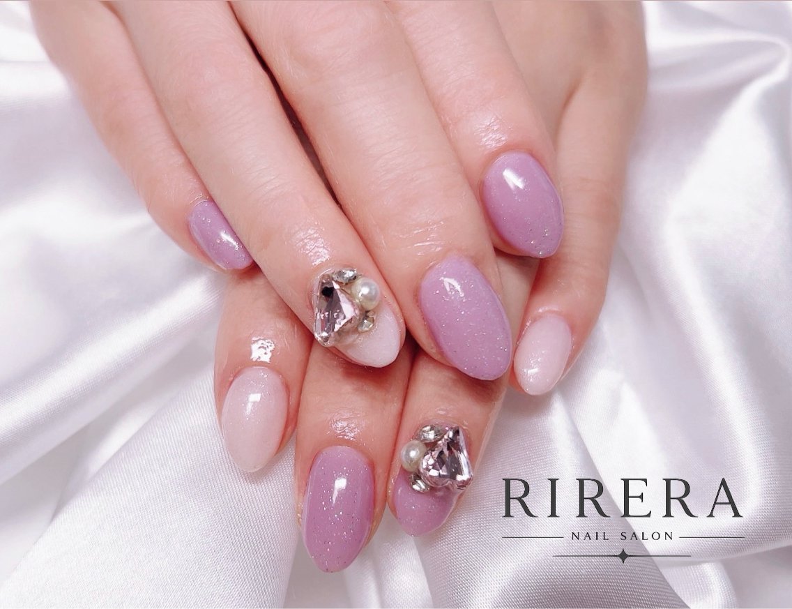 【HAND】シンプル2本アートコース（持ち込み・完全お任せOK）¥6,800の写真