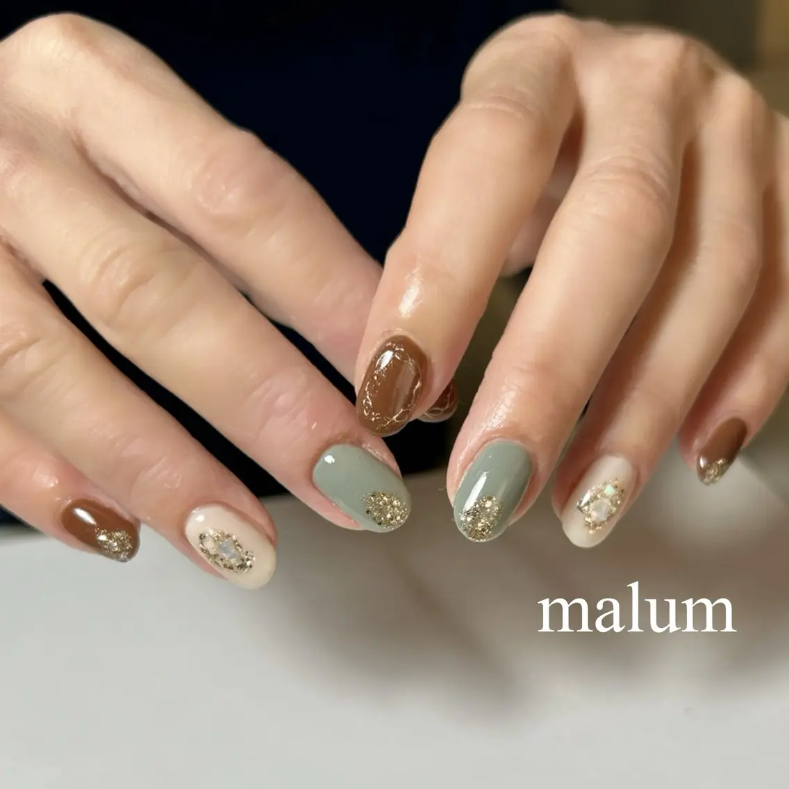ネイル ハンドネイル malum nailのネイルデザイン