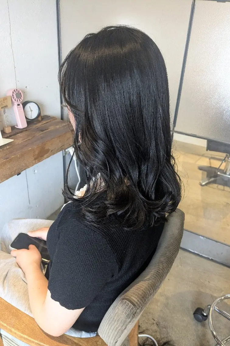 ミディアム 橋本 真実のヘアスタイル