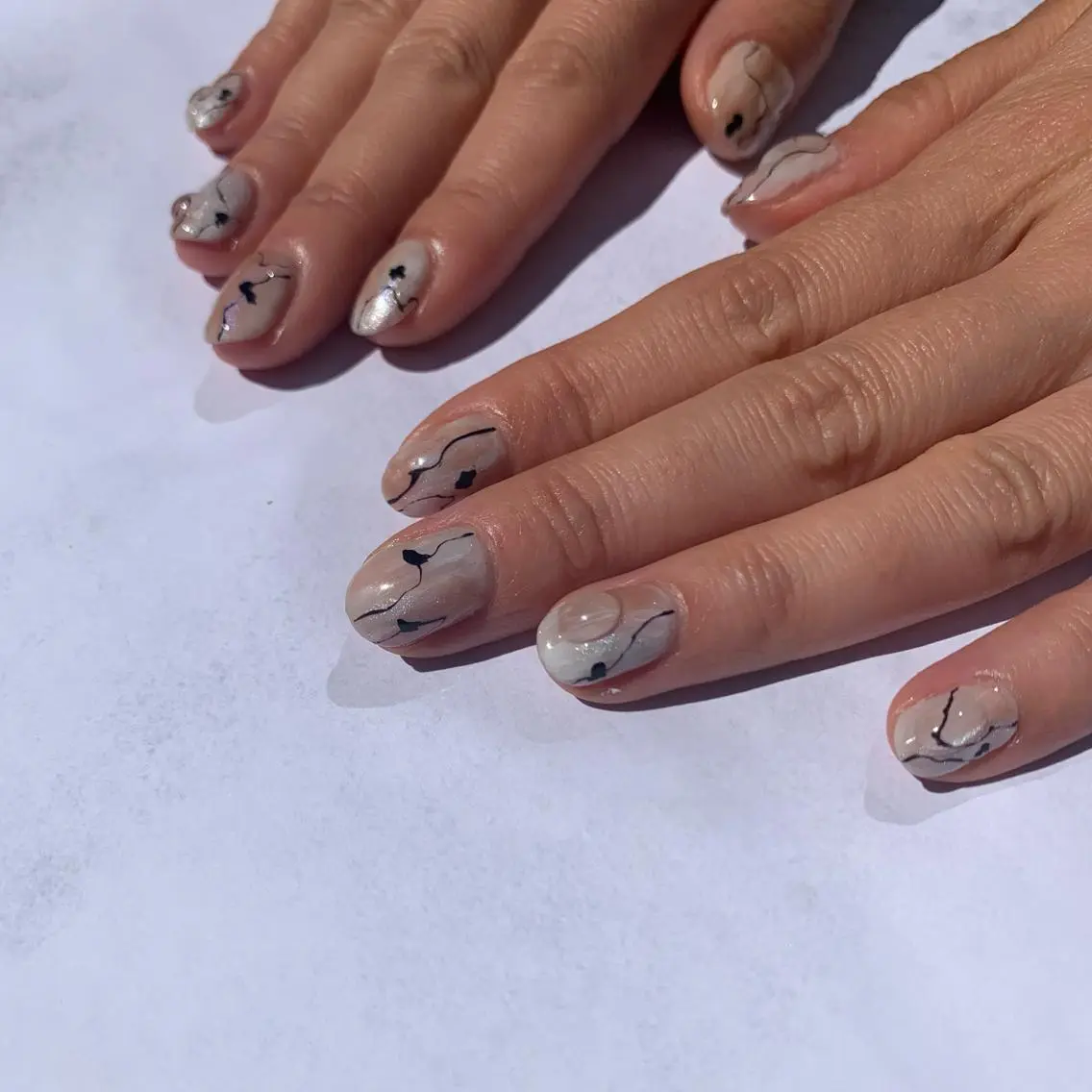 ネイル アートネイル 持ち込み ニュアンスネイル スカルプネイル シンプルネイル Adite nailのネイルデザイン