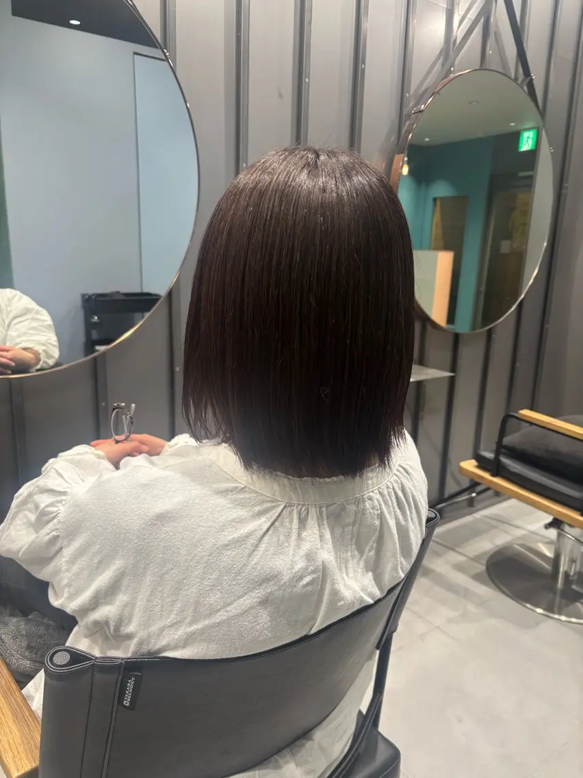 カラー ブラウンカラー ヘアカラー 🐈‍⬛JUMI /透明感カラー/🩶のヘアスタイル