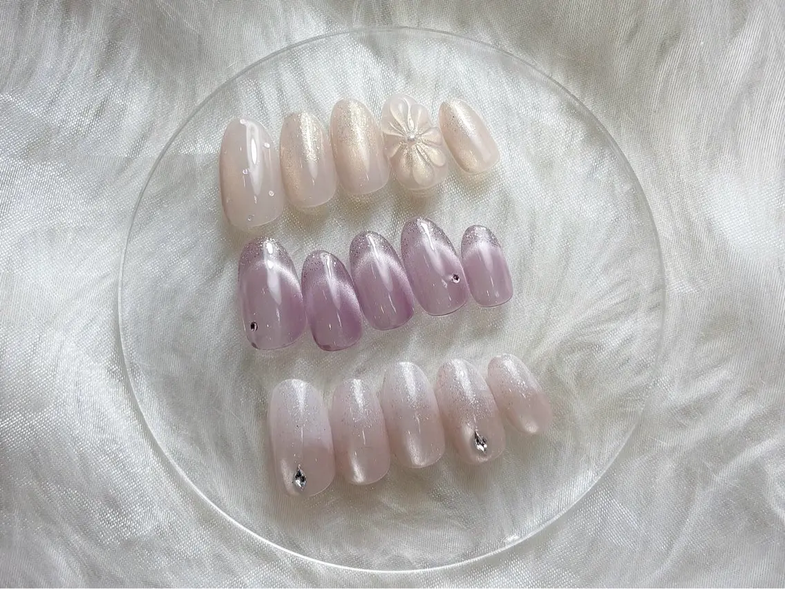 ネイル マグネットネイル オフィスネイル ハンドネイル nail care salon -&-のネイルデザイン