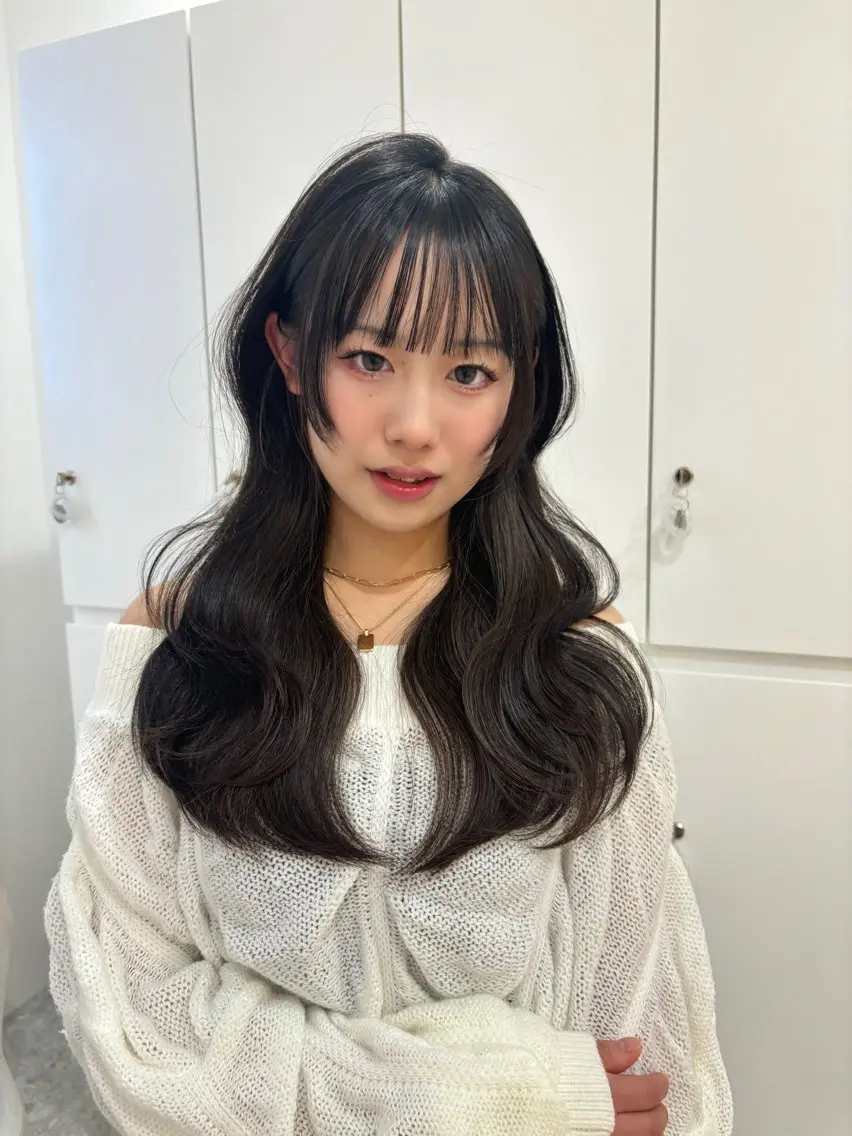 ロング MOMOHA/ 🍑レイヤーカットのヘアスタイル