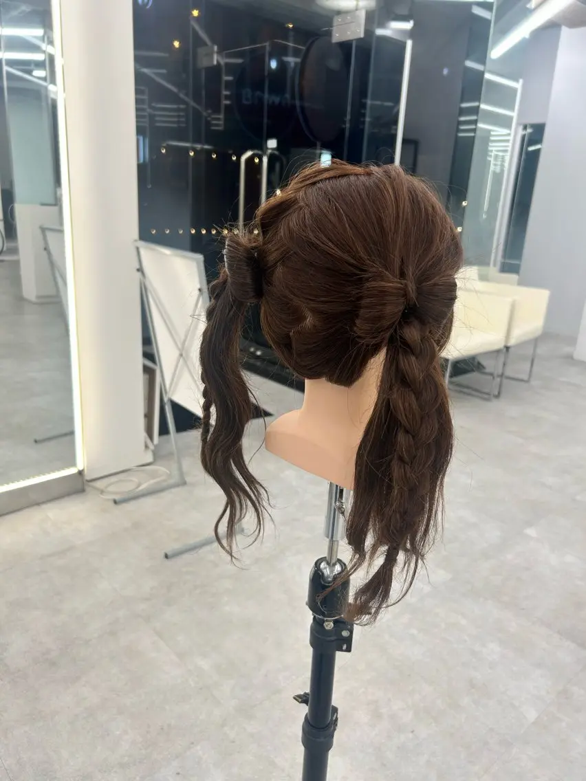ロング ヘアアレンジ ヘアセット 透明感カラー/ヘアア レンジ/はるか🤍のヘアスタイル