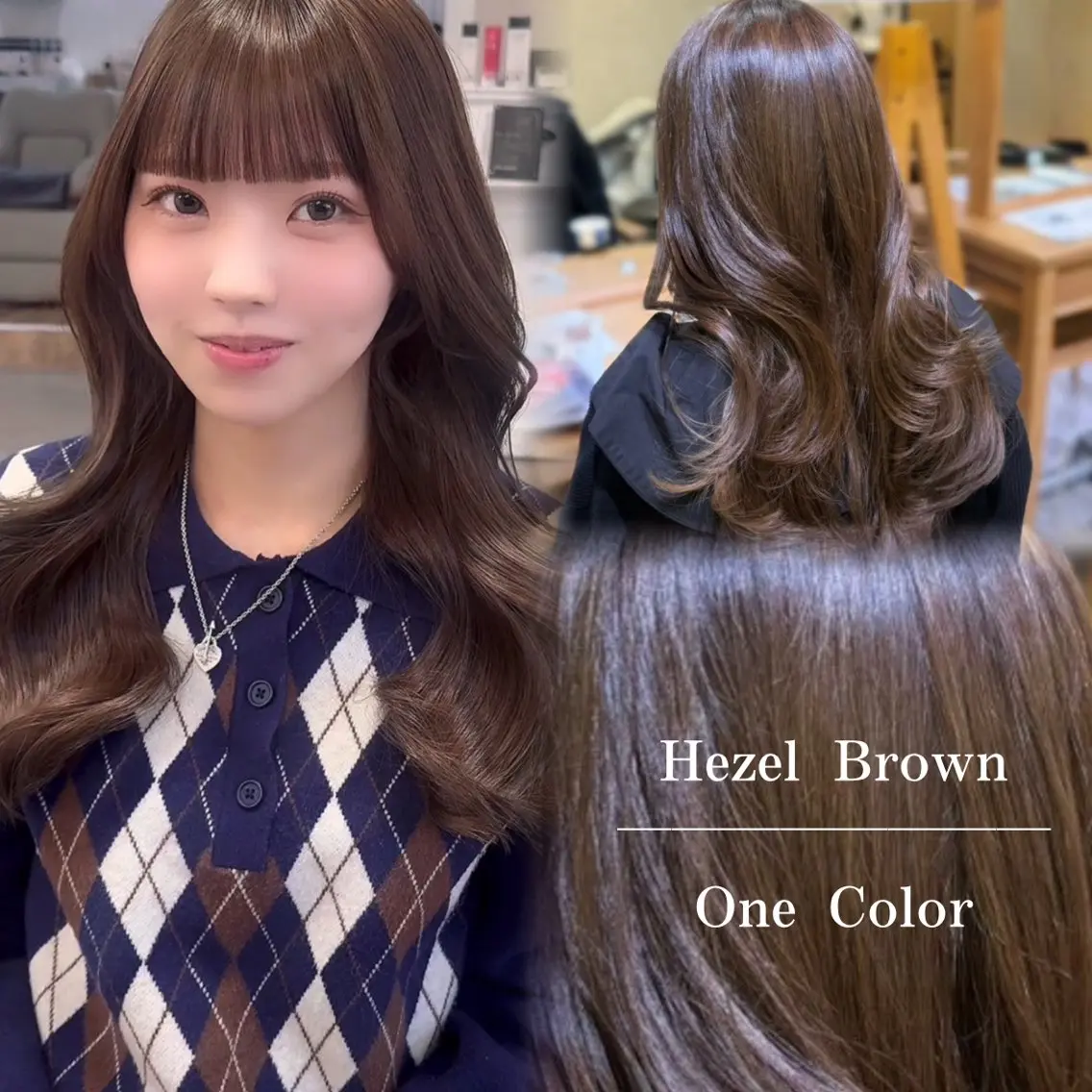 ロング カラー カット ヘアカラー トリートメント &.TIGRE KUMAMOTOのヘアスタイル