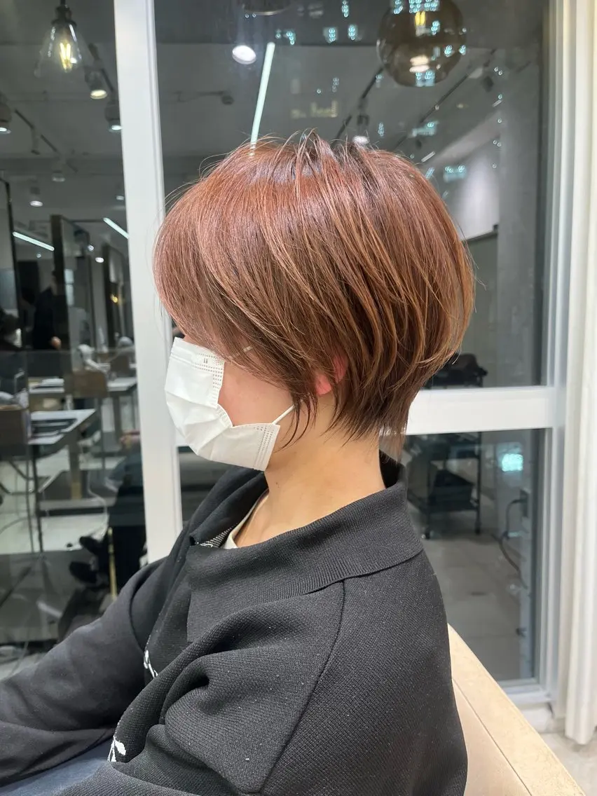 ショート レイヤー/ショート/ 山見陽のヘアスタイル