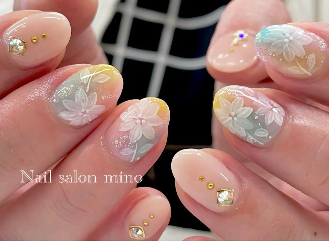 ネイル ハンドネイル 三野　nail salon minoのネイルデザイン
