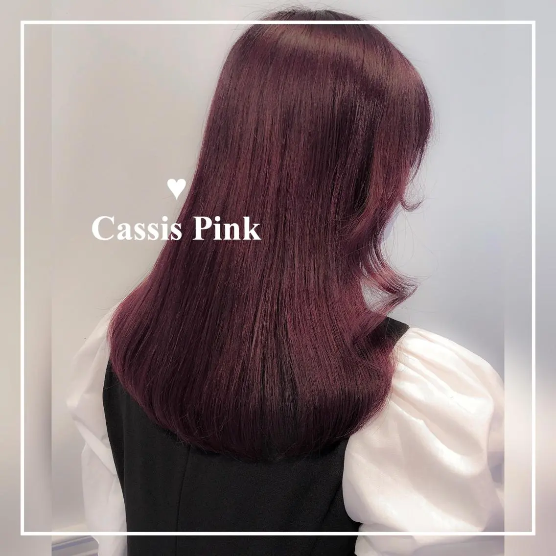 セミロング カラー ブリーチ miyu /トレンド カラー×艶髪のヘアスタイル