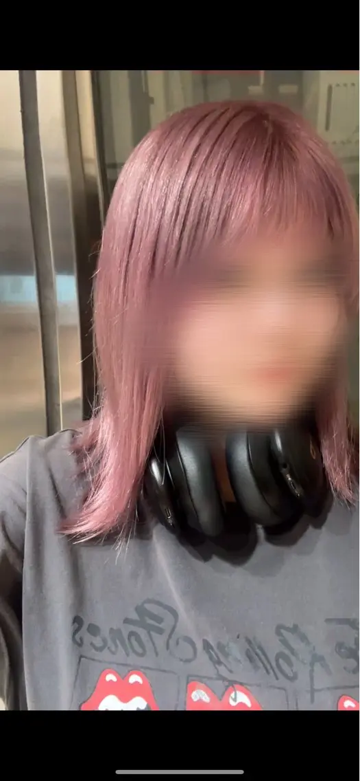 ミディアム カラー ブリーチ ピンクカラー トリートメント ヘアカラー 艶髪／ブリーチ🌟 銀座/HARUKAのヘアスタイル