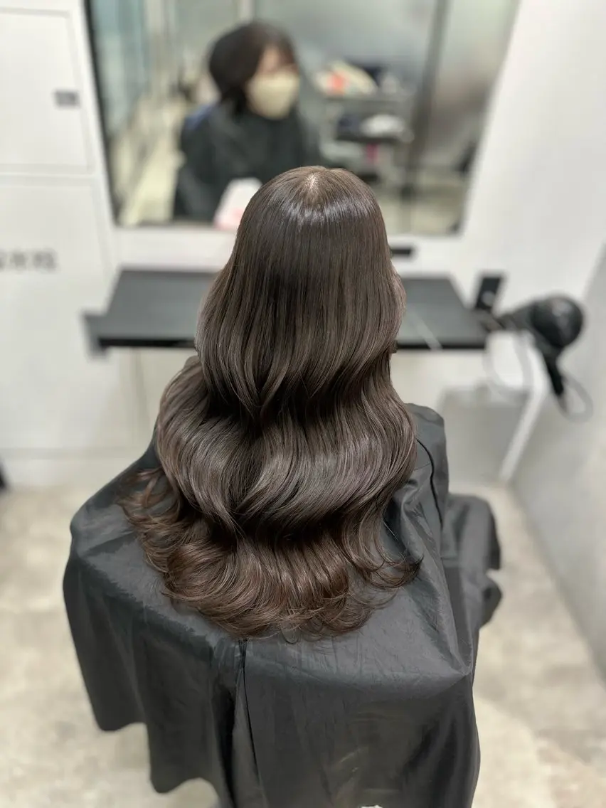 ロング カラー ヘアアレンジ ヘアカラー トリートメント 美髪透明感特化| なおき|池袋美容師のヘアスタイル