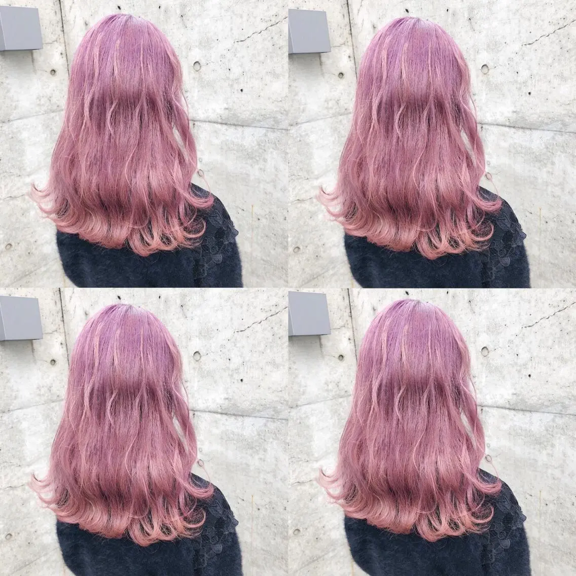 ロング カラー ヘアアレンジ メンズ キッズ カット ヘアカラー トリートメント 💟Chloe原宿店 🩶ハイトーンのヘアスタイル