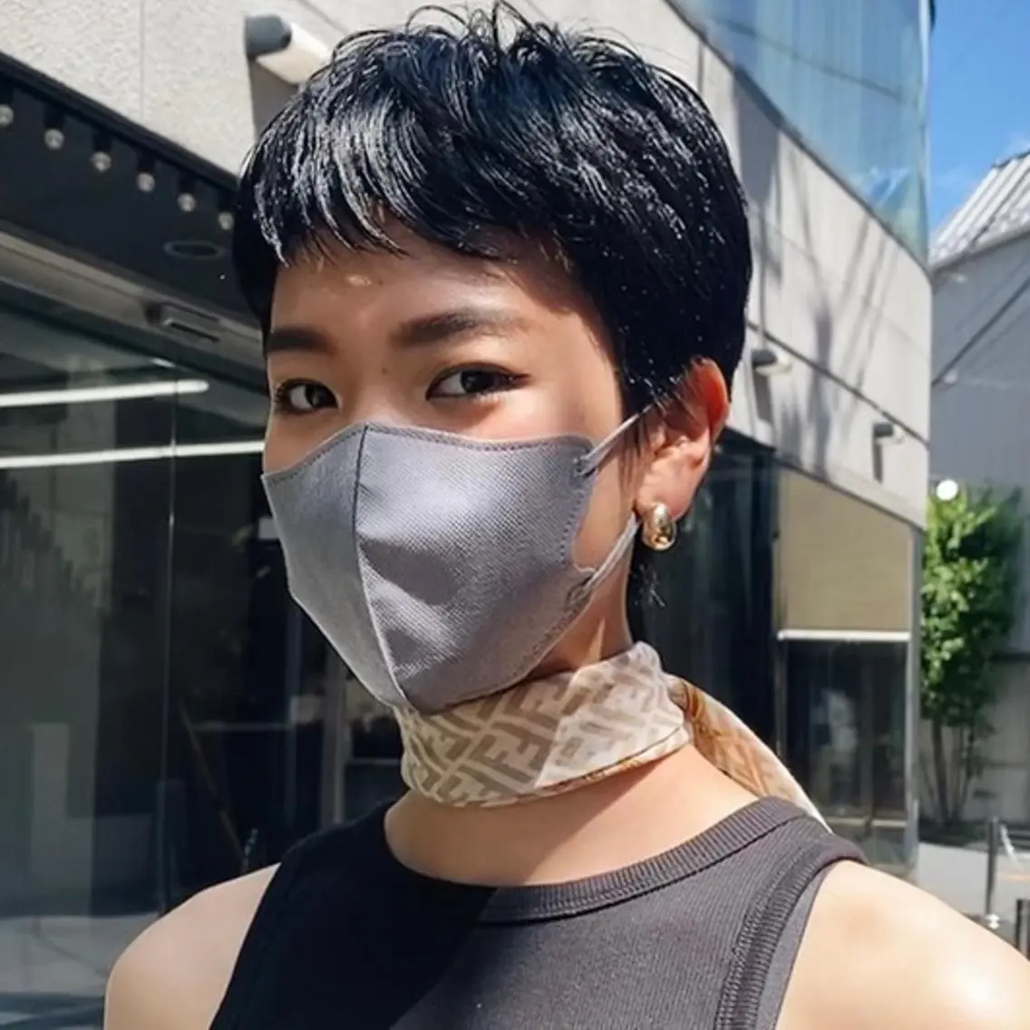 ショート ベリーショート ショートヘア 大石 沙季のヘアスタイル