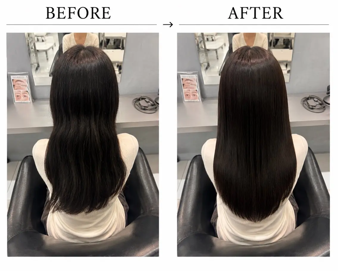 ロング 田中 アゲハのヘアスタイル