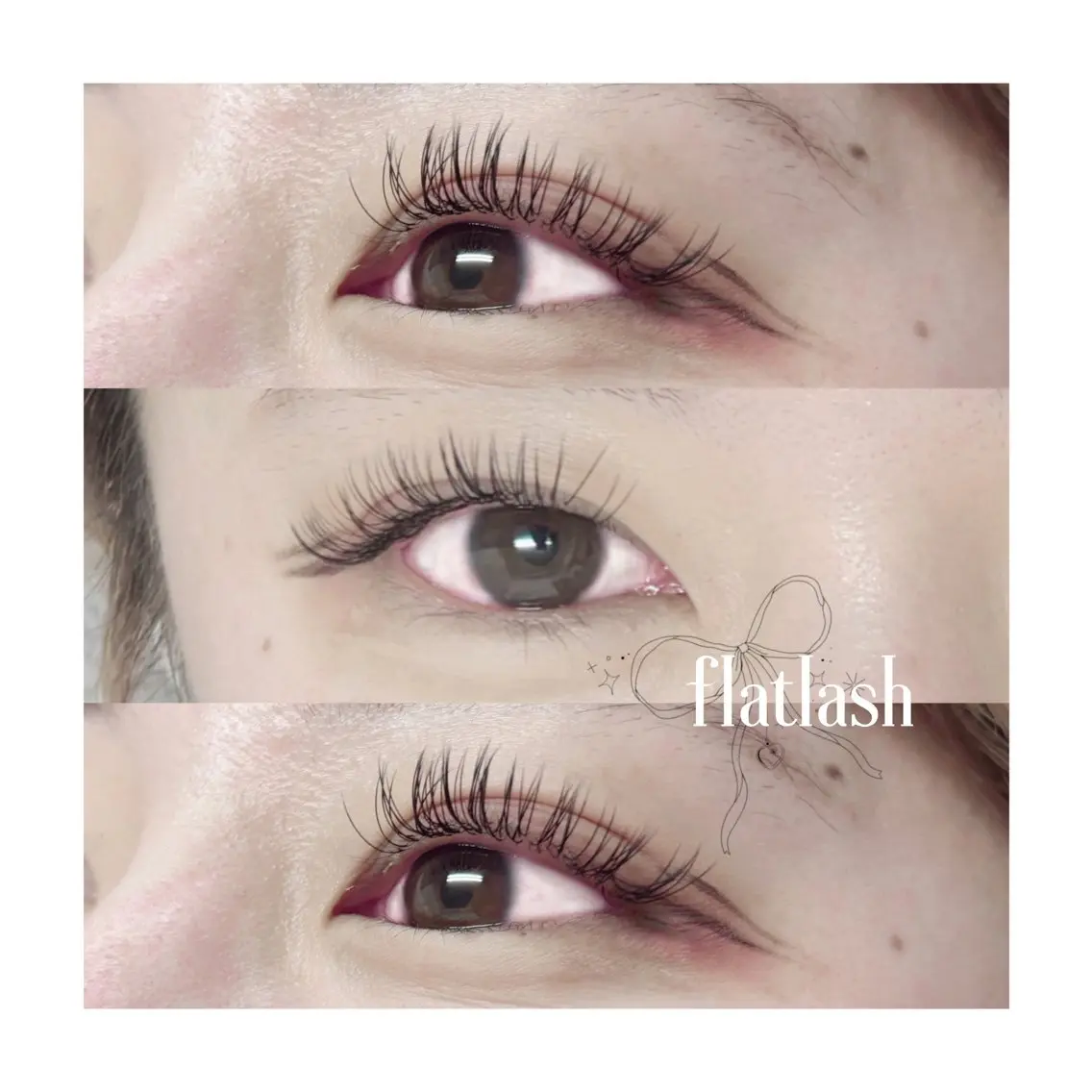 マツエク・マツパ Cカール フラットラッシュ ナチュラル マツエク 【EYELA】 Cocona𝜗𝜚のマツエク・マツパデザイン
