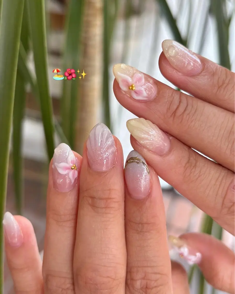 ネイル フラワーネイル ハンドネイル Ballie/ Mizukiのネイルデザイン