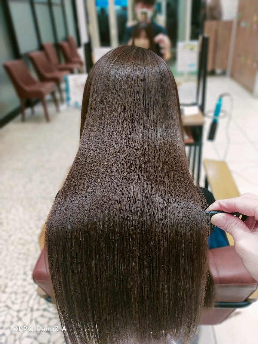 ロング カット 縮毛矯正 ひたちなか/髪質改善 /大森ヒデトのヘアスタイル