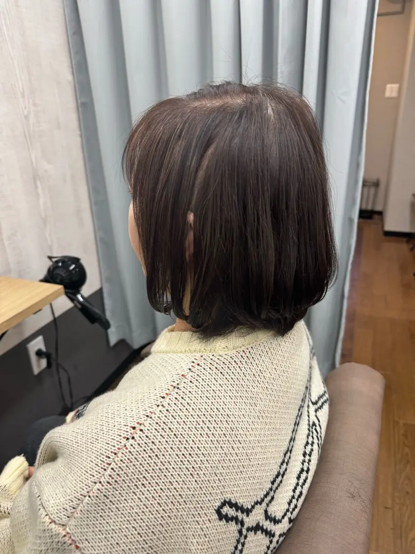 ミディアム カット ヘアカラー TELA HAIR 幕張本郷店　千尋のヘアスタイル