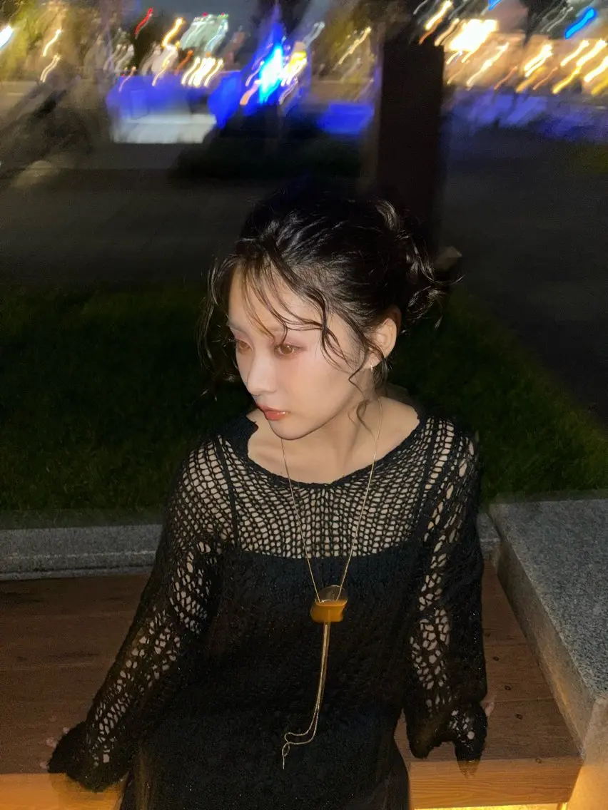 ミディアム ヘアアレンジ ユキマツ ヒサのヘアスタイル