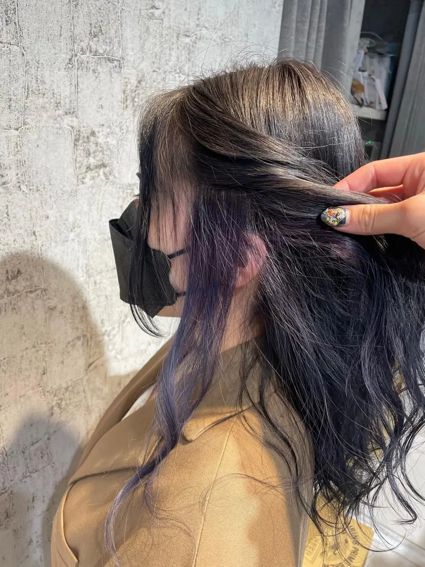 【❤️🔥今月限定❤️🔥】カット+ブリーチ+インナーカラー🦄の写真