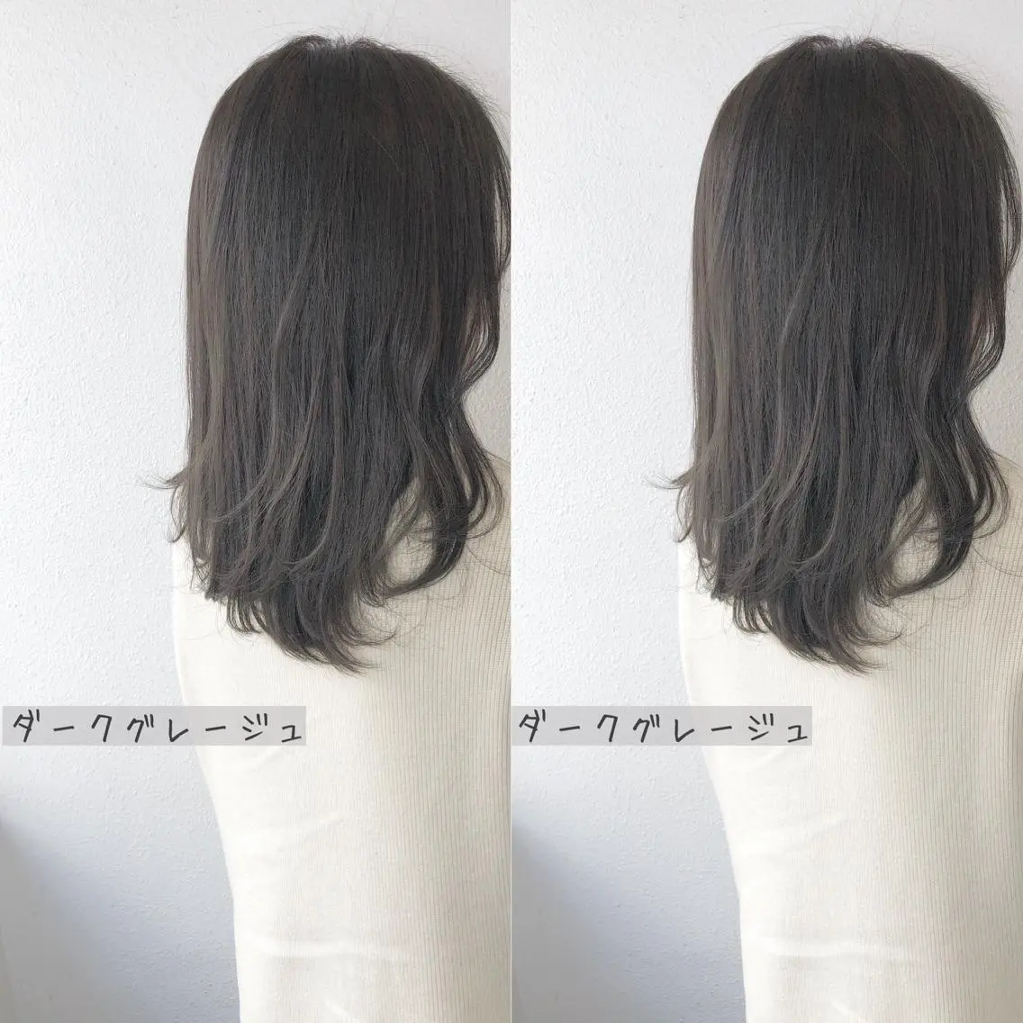 ミディアム カラー ブリーチ ブリーチなしカラー あさだ しゅうたろうのヘアスタイル