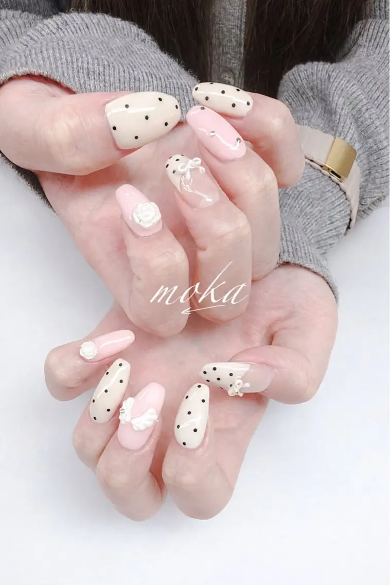 ネイル ハンドネイル ハンドケア 胡蝶蘭レディースサロ ンNailMOKAのネイルデザイン