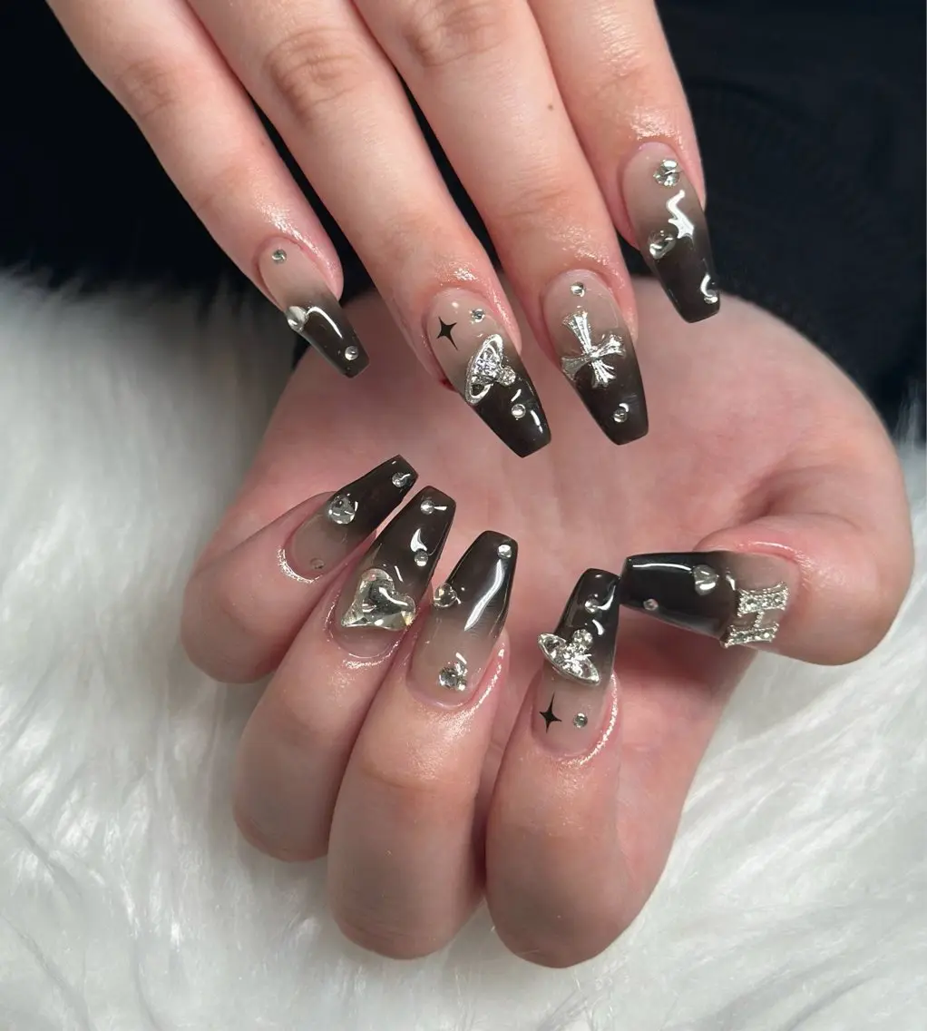 ネイル アートネイル 成人式 ジェルネイル ニュアンスネイル 夏ネイル ハンドネイル neco H.babynailのネイルデザイン