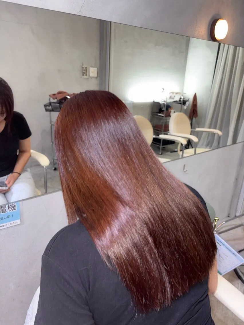ロング カラー ヘアカラー 松井   結愛/ ユアのヘアスタイル