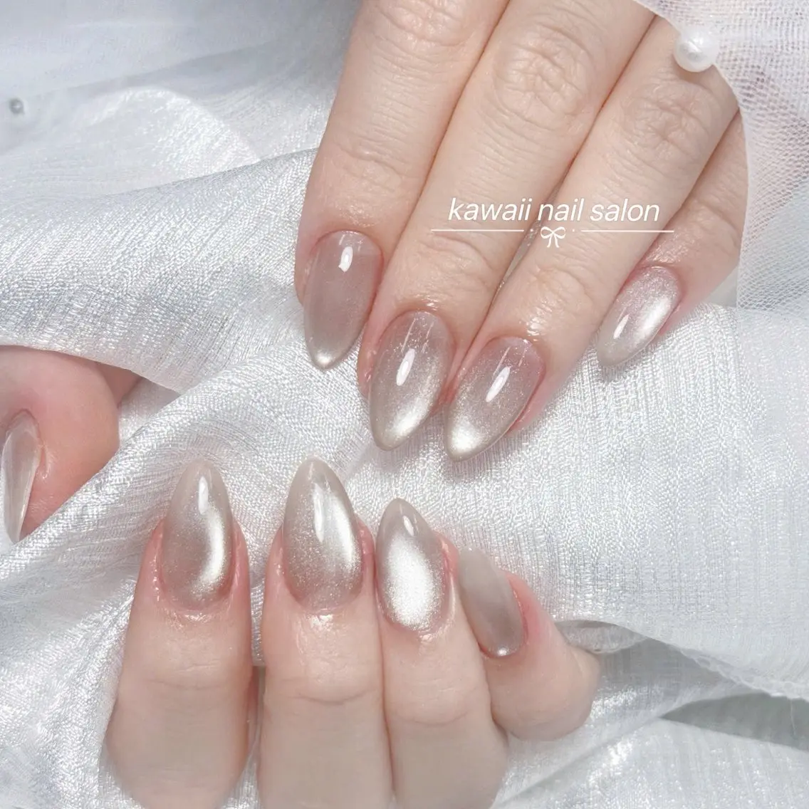 ネイル チークネイル ドット フットネイル フレンチネイル グラデーション Kawaii _Nailのネイルデザイン