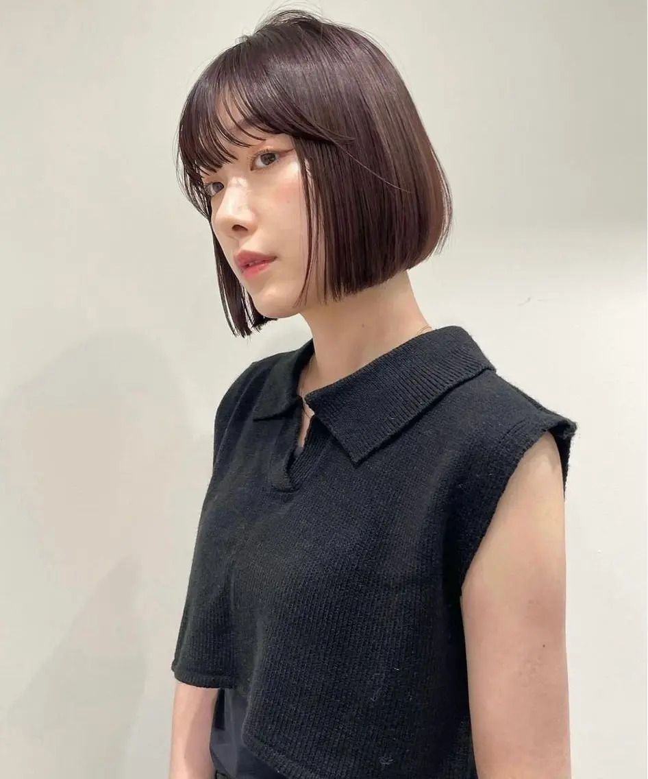 ショート 透明感🍨レイヤー ヘアセット/miyuのヘアスタイル
